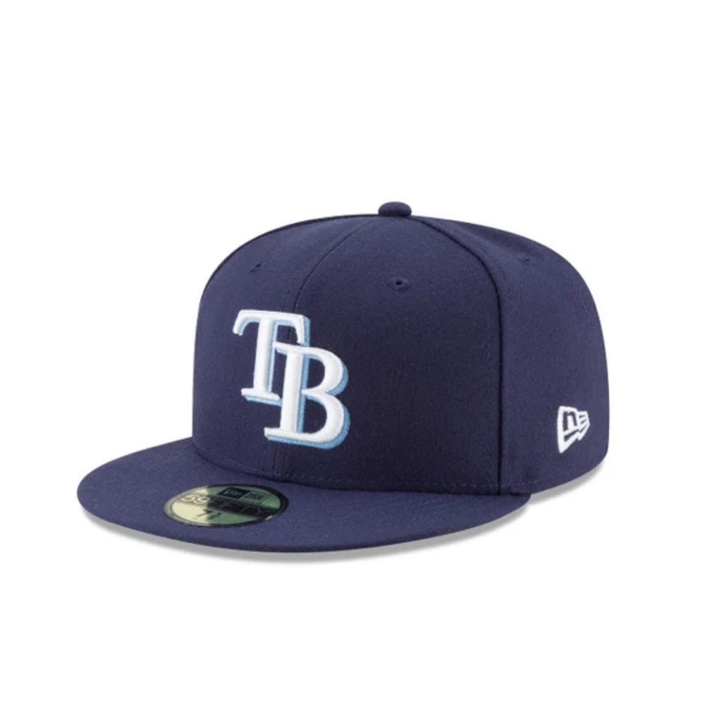 New EraTampa Bay Rays 59FIFTY Fitted Cap Hat Authentic Collection NEW 7 1/2